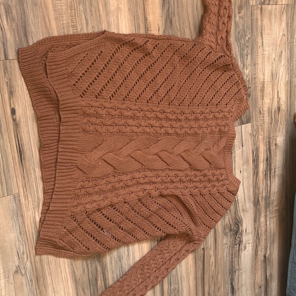 Express brown cozy sweater
